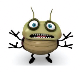 illustration of harmful bug